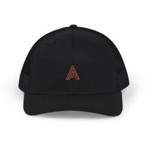 AntiWeak "A" Icon Trucker Cap - Embroidered Snapback Mesh Hat